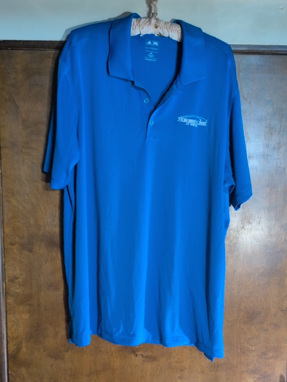 Adidas Men's"Thornberry Creek" Blue Golf Shirt Size 2XL